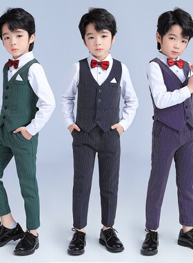 男童套装春夏新款韩版钢琴礼服