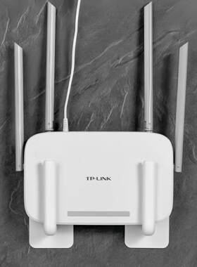 路由器收纳盒子上墙机上盒壁挂式放置架固定器支撑托 托架wifi置