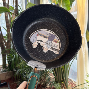 带蒸笼316锅底不沾锅家用平底小炒锅24cm28电磁炉瓦斯炉专用炒菜