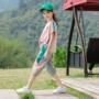 Bộ đồ bé gái mùa hè 2019 phiên bản mới của Hàn Quốc dành cho trẻ em tay ngắn hai mảnh - Phù hợp với trẻ em đồ bơi trẻ em quần rời