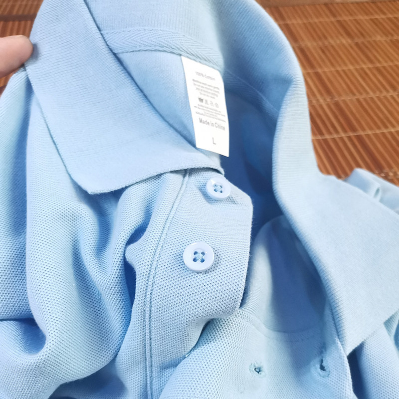 夏季潮男polo领短袖纯棉男女Polo衫