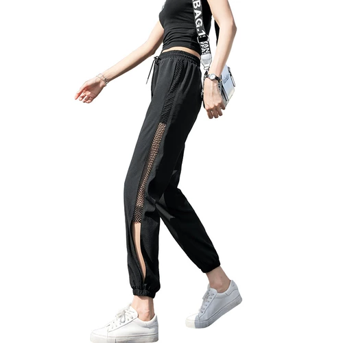 Летнее тонкое средство от комаров, быстросохнущие шелковые шифоновые штаны для отдыха, большой размер