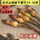 长白山雪蛤干正宗林蛙雪哈油整只东北蛤蟆油膏正品 木瓜东北特产