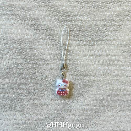 HHHgugu链条学生ins可爱眼镜毛衣KTccd短挂绳包包链饰品
