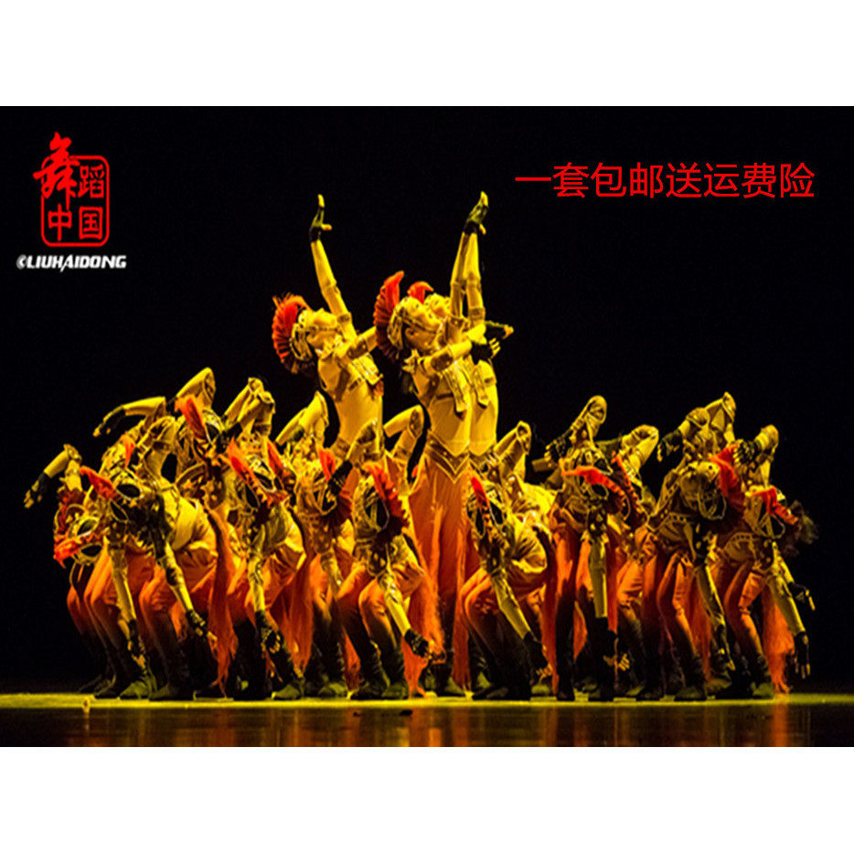 第八届小荷风采小马奔腾舞蹈演出服蒙古舞儿童万马奔腾表演服包邮