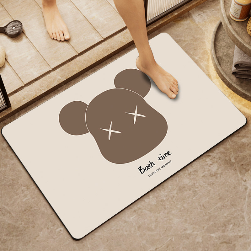 浴室吸水地垫硅藻泥加厚厕所卫生间门口防滑门垫洗手间速干脚垫子,家庭/个人清洁工具,地垫,淘宝优惠券,粉丝福利购,淘宝优惠卷