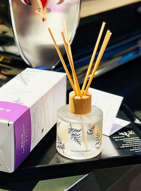 正品UTA尤她白茶香薰摆件房间卫生间香薰持久香无火香薰精油200ml