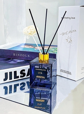 正品UTA尤她栀子花香薰摆件室内卫生间持久留香无火车载植物香氛