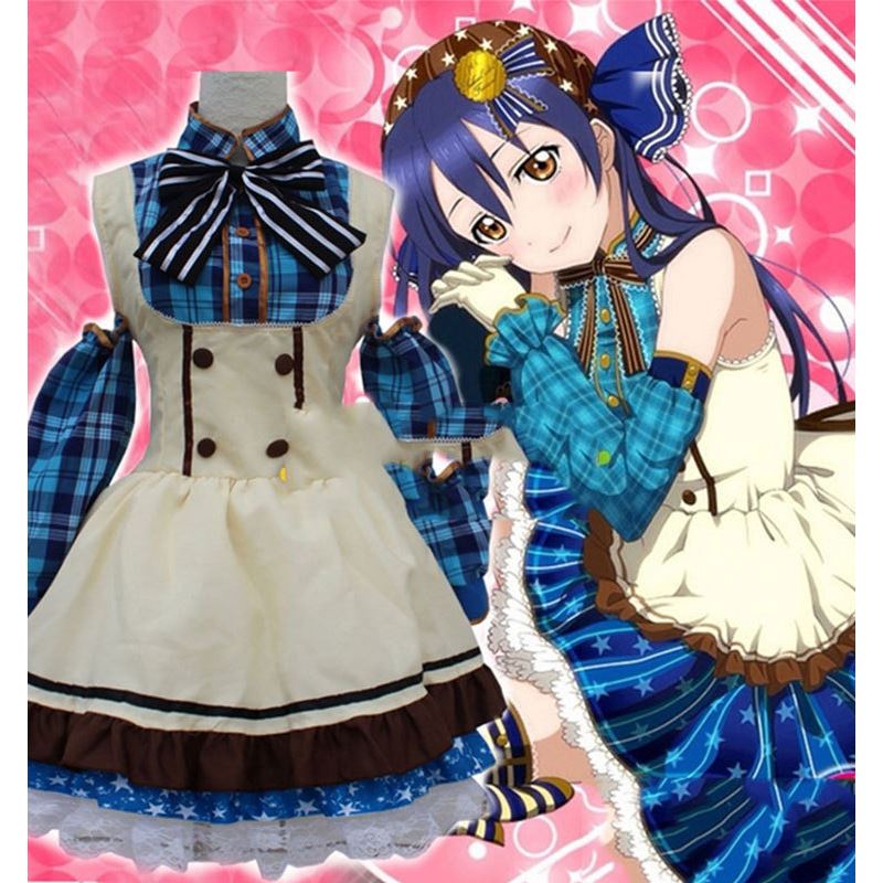 cosplay动漫 love live糖果装cos东条希女仆装 lita蓬蓬裙