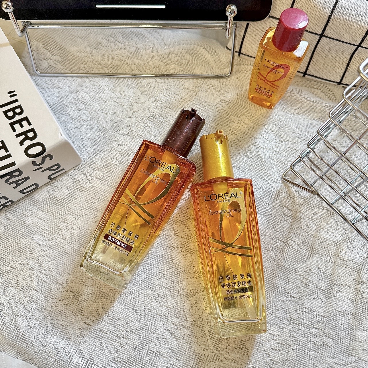 巴黎欧莱雅奇焕润发精油