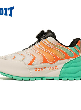 沃特秋冬新款童鞋旋转钮扣厚底增高韩版老爹鞋青少年百搭男女跑鞋