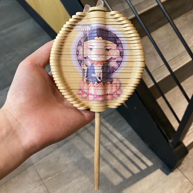 抖音同款木制旋转棒棒糖西游记系列解压玩具减压神器创意摆件转转