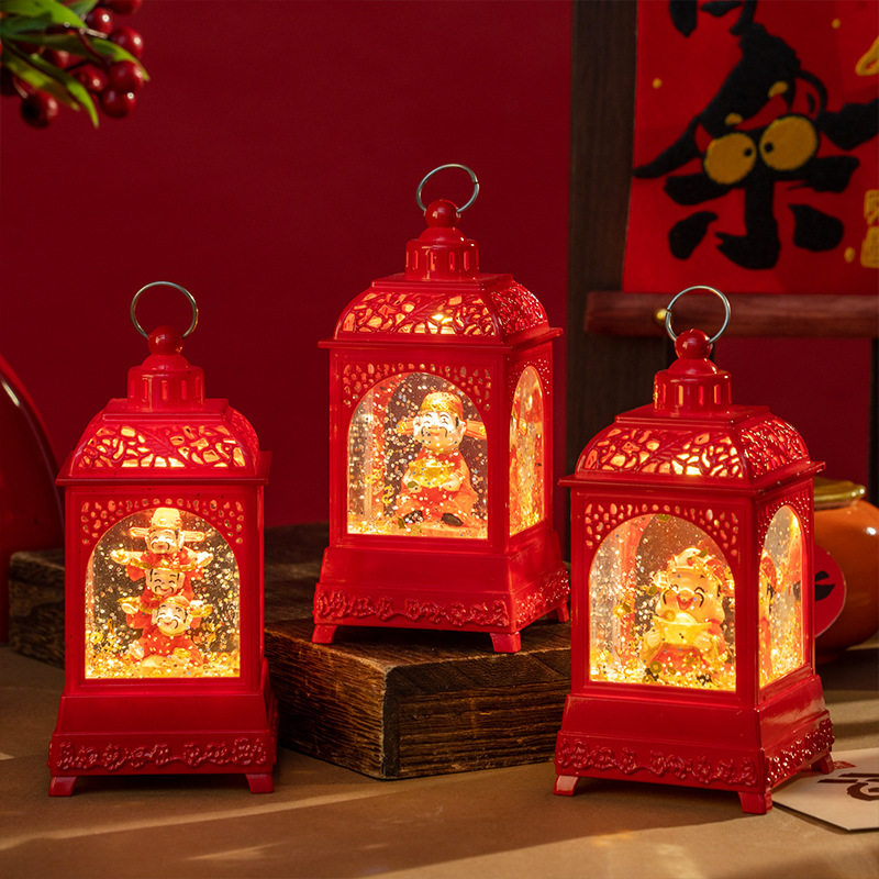 新款春节装饰品流沙LED财神小夜灯家居布景道具桌面招财摆件,家居饰品,装饰摆件,淘宝优惠券,粉丝福利购,淘宝优惠卷