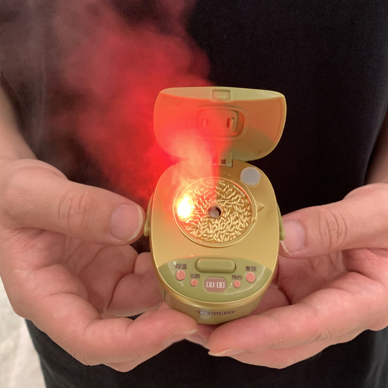 迷你电饭煲会喷雾加湿器过家玩具创意有趣电饭锅有趣会喷烟雾