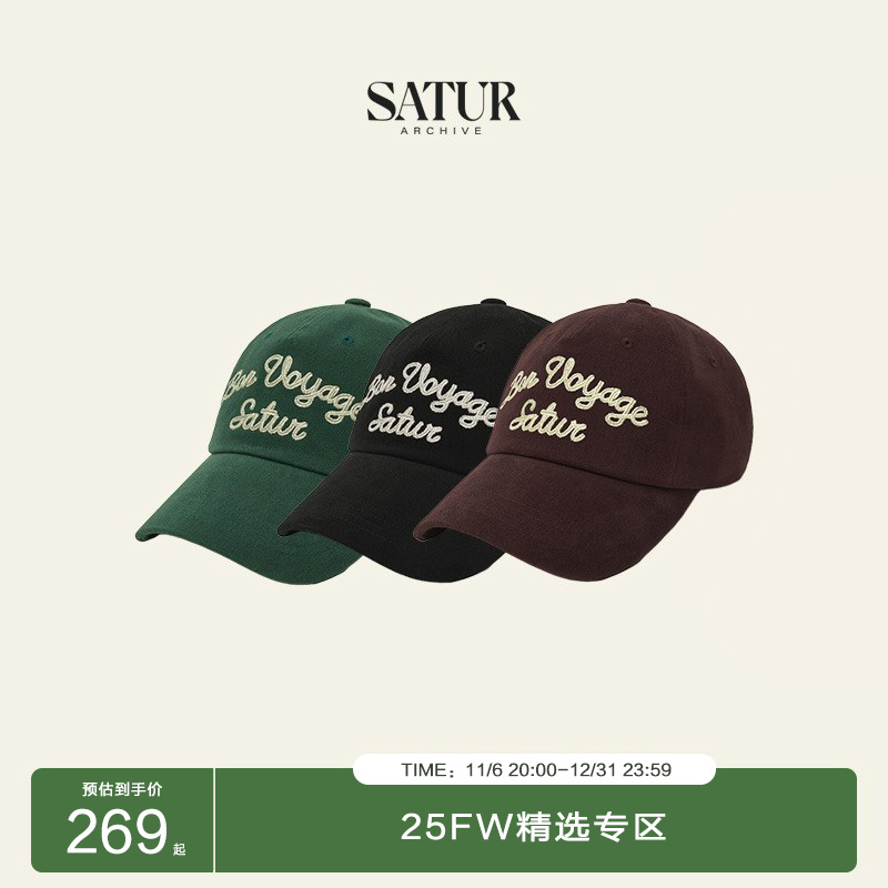 SATURARCHIVEVoyage情侣棒球帽