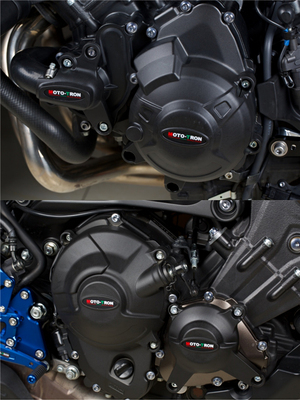 MOTOTRON适用于雅马哈YAMAHA MT09/FZ 2014-发动机保护盖防摔盖