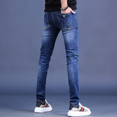 男潮牌修身 牛仔裤 小脚潮流韩版 弹力男士 子 2025新款 牛仔长裤 春秋季