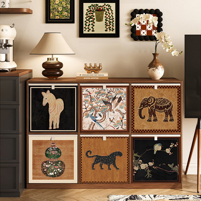 可水洗可折叠皮革布艺收纳箱