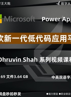 微软powerapps应用低代码编程教学视频apps企业PragmaticWork平台