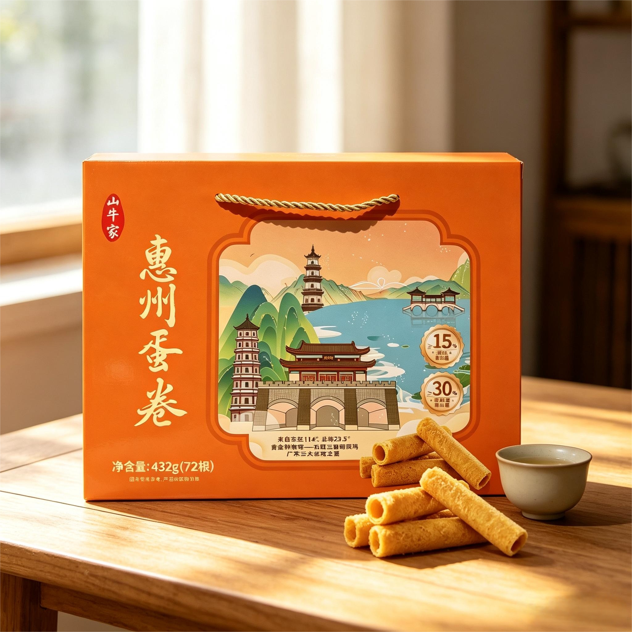 惠州石坝鲜鸡蛋卷整箱凤凰酥传统手制美味匠心老式原味