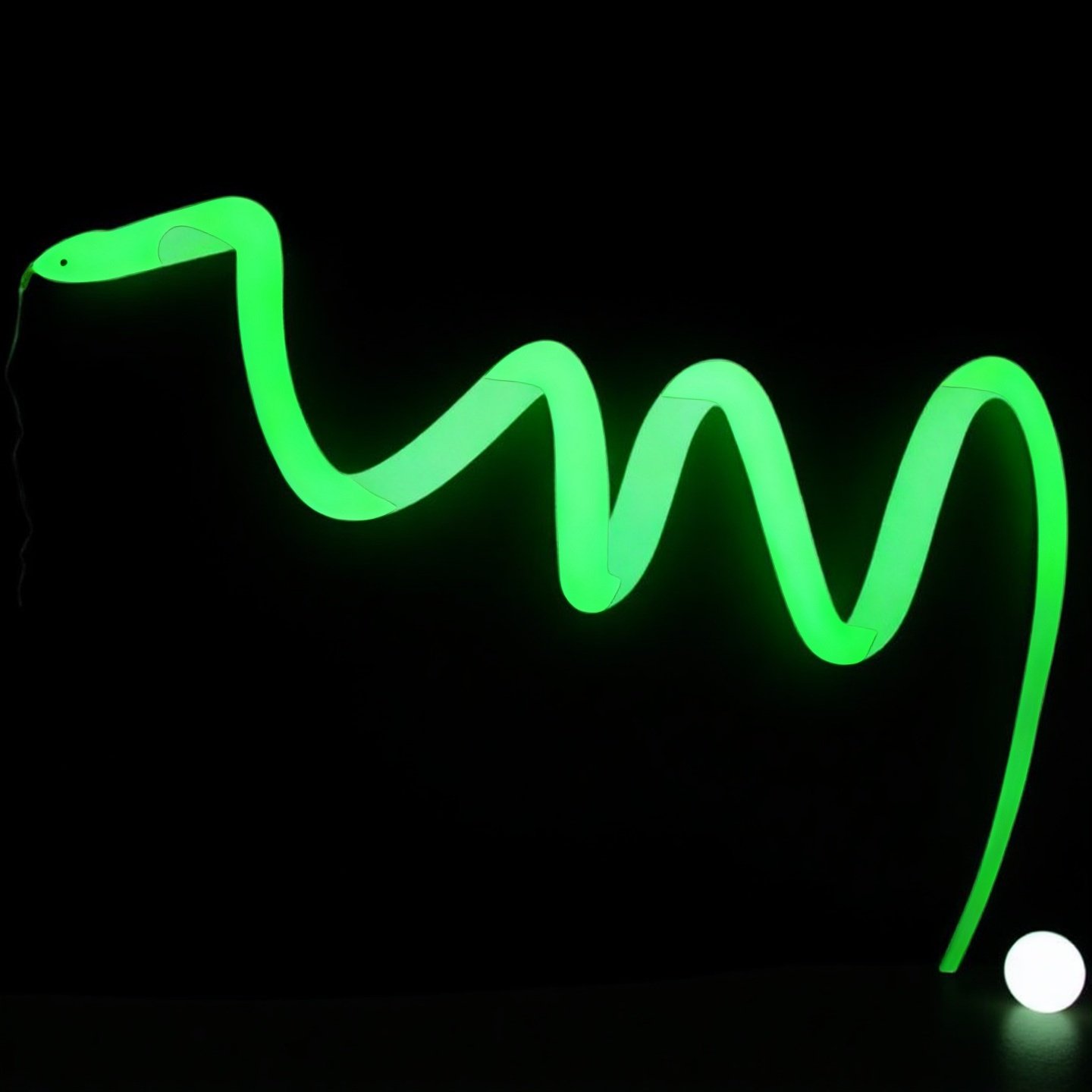 大号软胶蛇夜光眼镜蛇玉色超亮光幼儿园儿童玩具假蛇发光动物模型,玩具/童车/益智/积木/模型,仿真/动物玩偶,淘宝优惠券,粉丝福利购,淘宝优惠卷