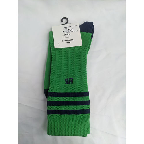 联名 adidas x Wales Bonner Socks Vivid Green 男女长袜 IN0661
