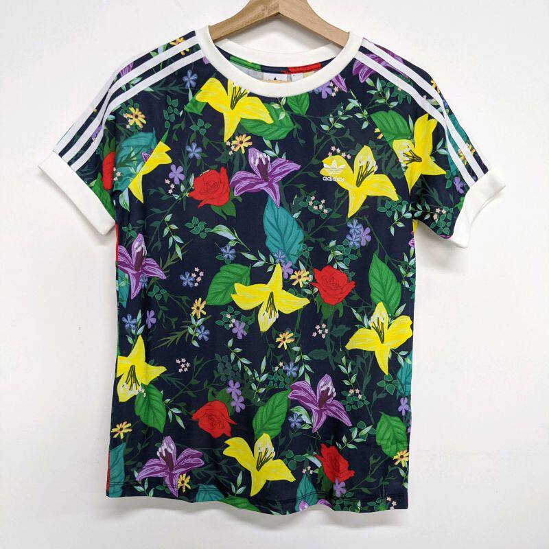 Adidas/阿迪达斯花卉休闲短袖