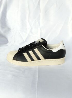 ADIDAS SUPERSTAR 80s 三叶草女经典复古做旧贝壳头休闲鞋 G61069