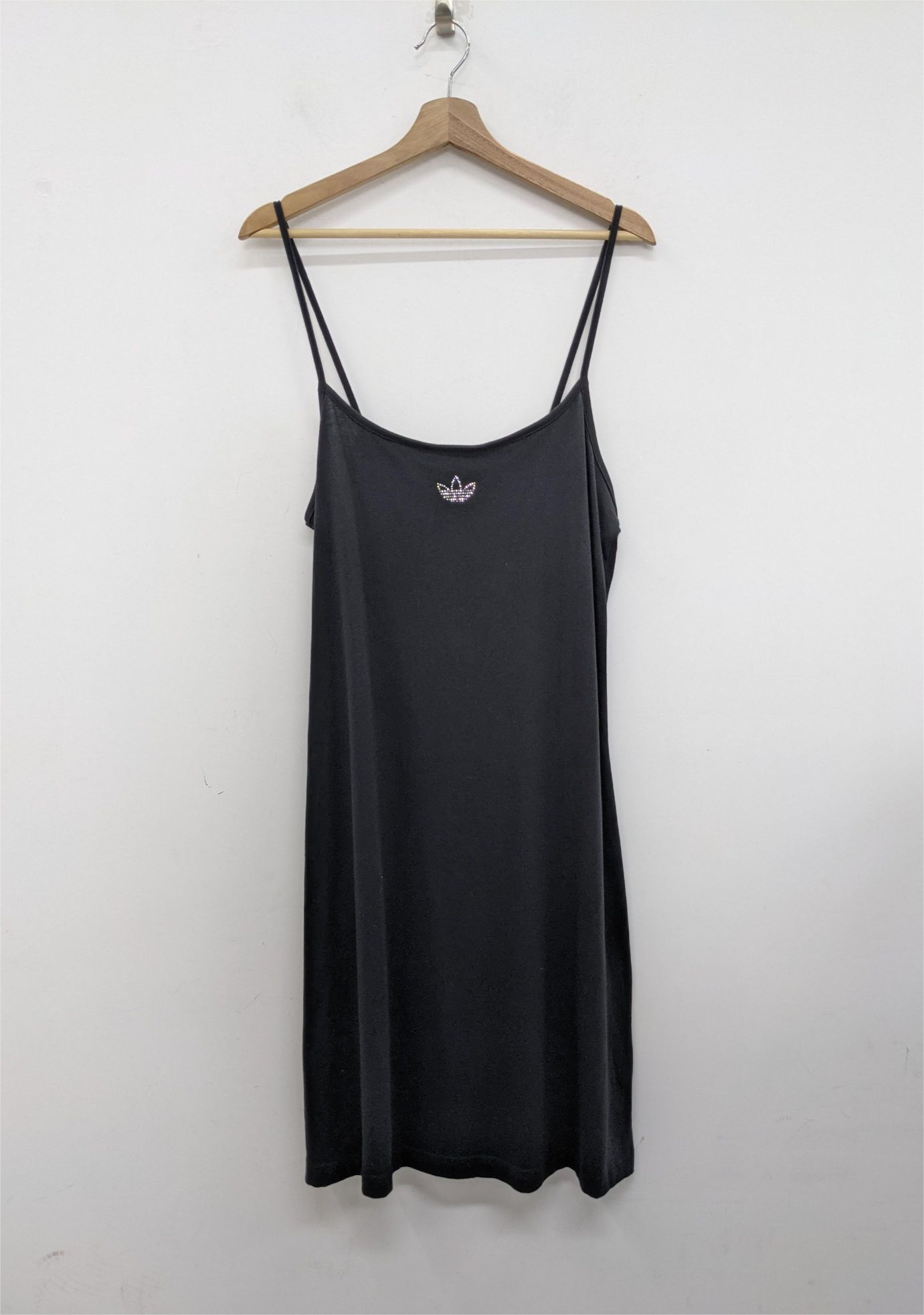 三叶草 adidas Rhinestone Dress 女子施华洛世奇联名长裙 FM1959