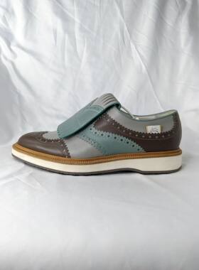 Gucci Style Leather Golf 男子复古流苏高尔夫鞋 368438