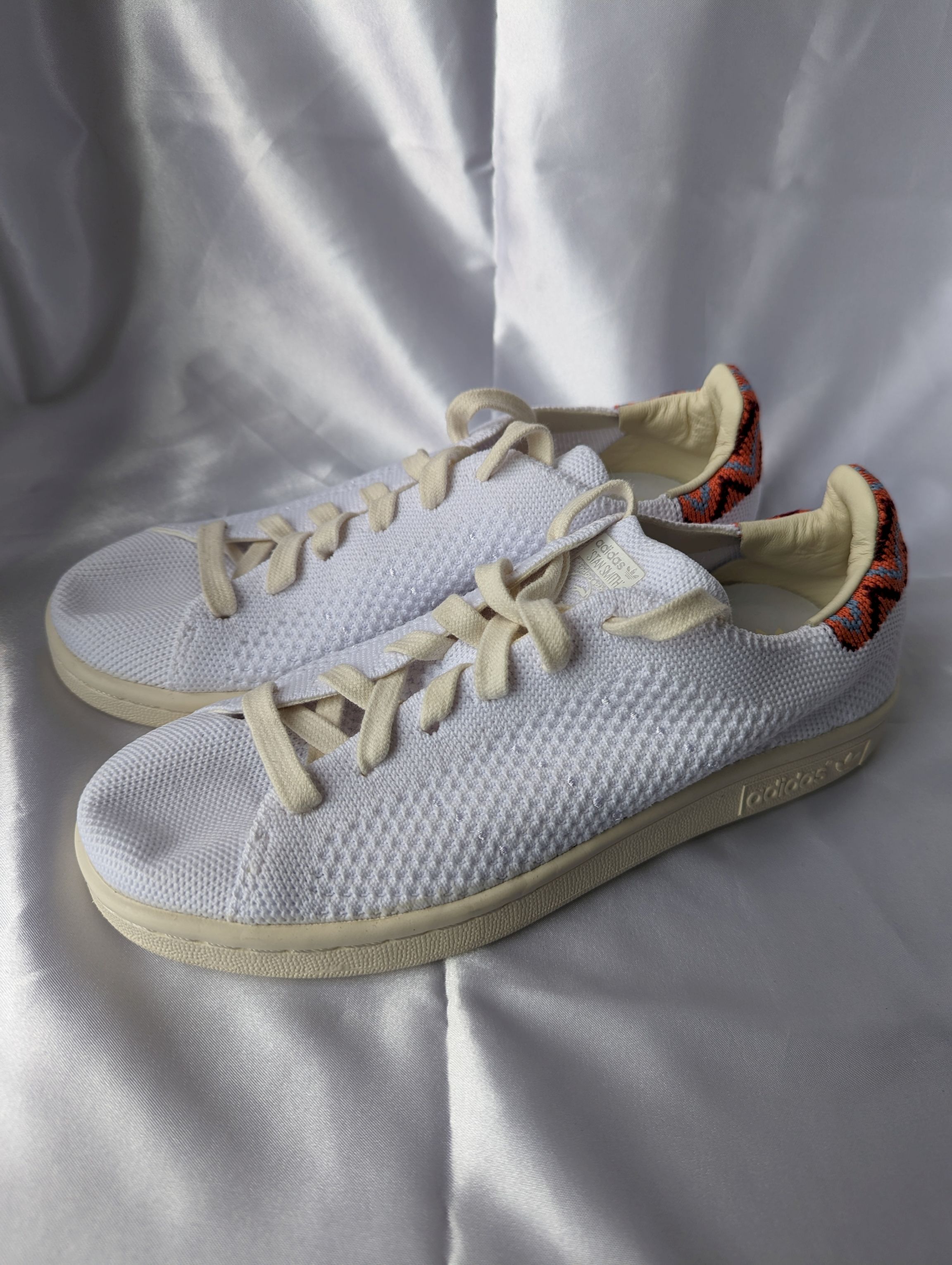 ADIDAS STAN SMITH Primeknit女子编织夏季清凉经典休闲鞋 CQ2650