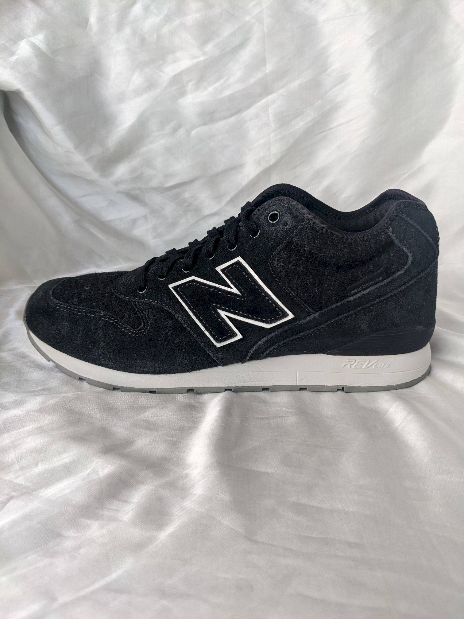 NEW BALANCE 996 MARATHON 黑麂皮毛料中帮慢跑鞋休闲鞋 MRH996CB