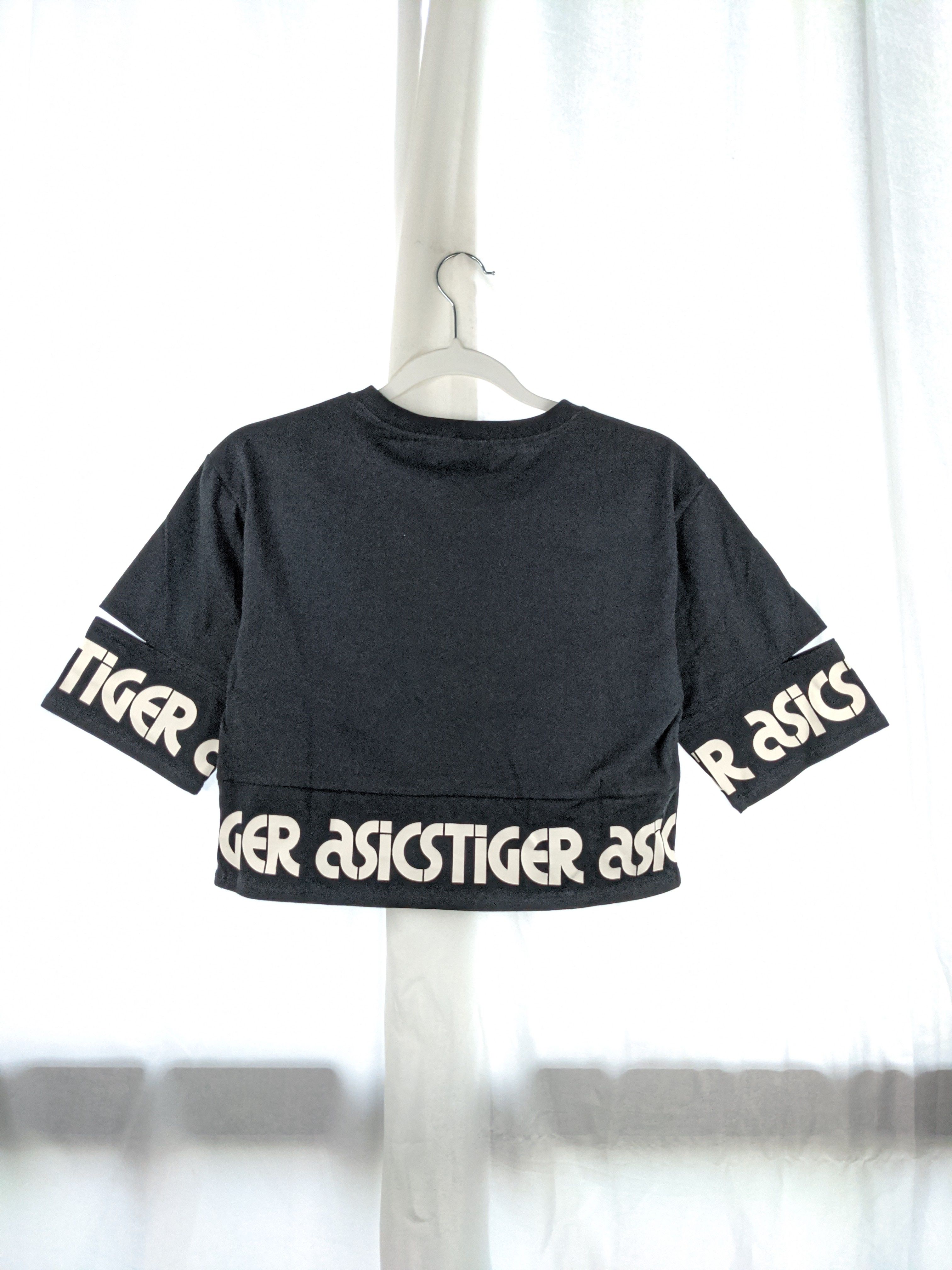 亚瑟士 ASICS TIGER 女子设计师款短款休闲健身短袖 2192A003-001