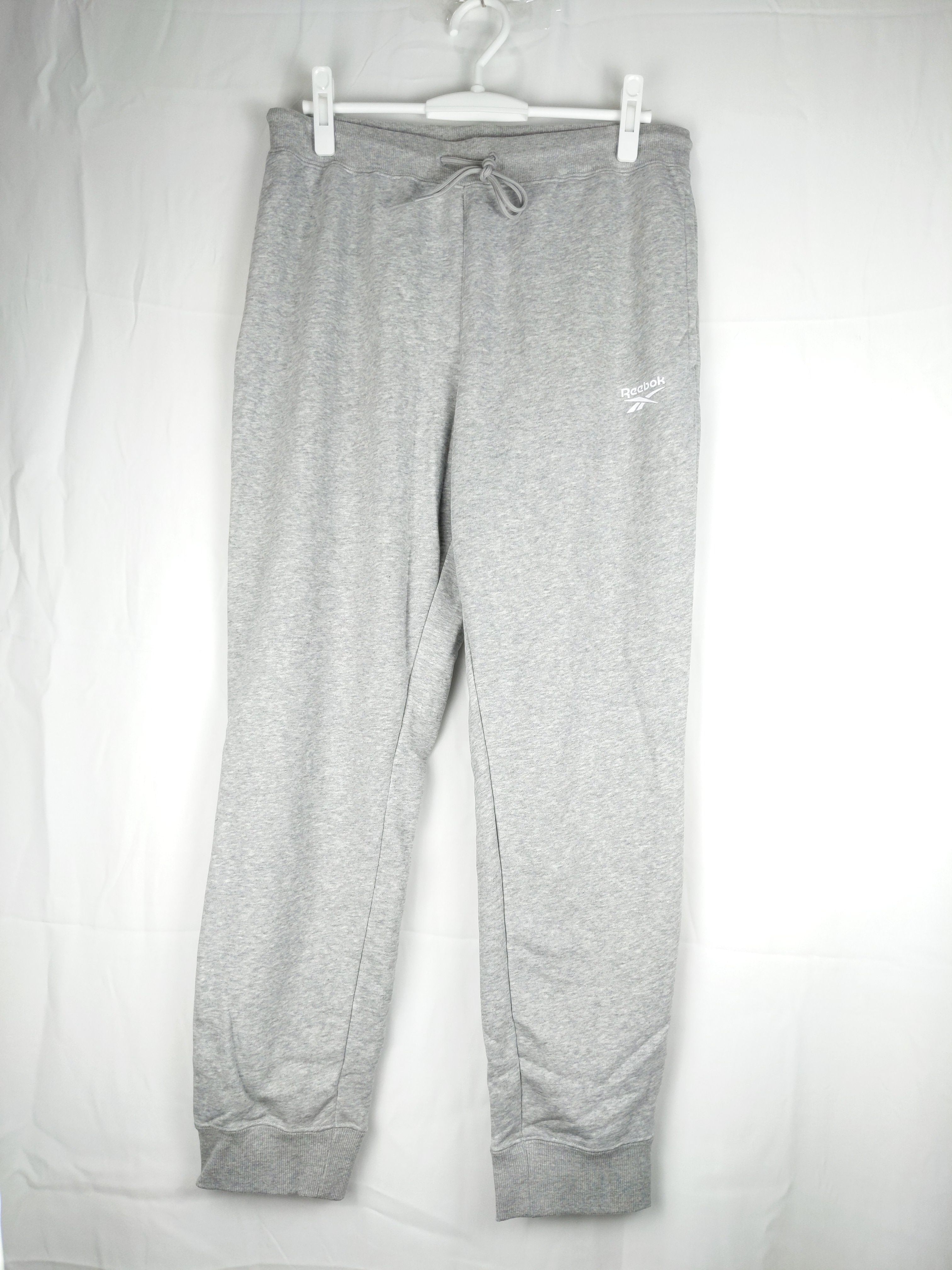 锐步 Reebok Classics Sweatpants 男子灰色针织束脚长裤 GR8492
