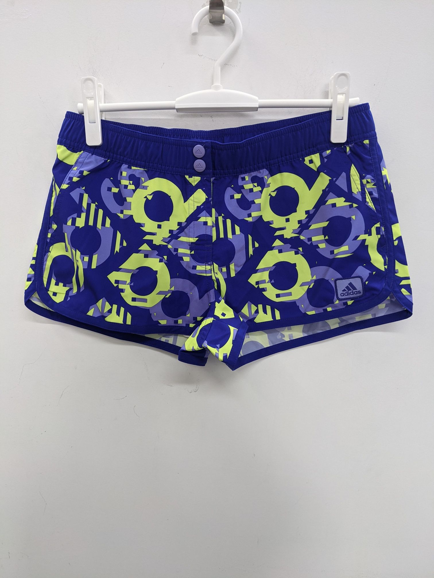 adidas Stretch Waist Bottoms Printed 女子泳衣休闲短裤 S16758