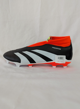 正品 adidas Predator 24 League Laceless FG 男子足球鞋 IG7768