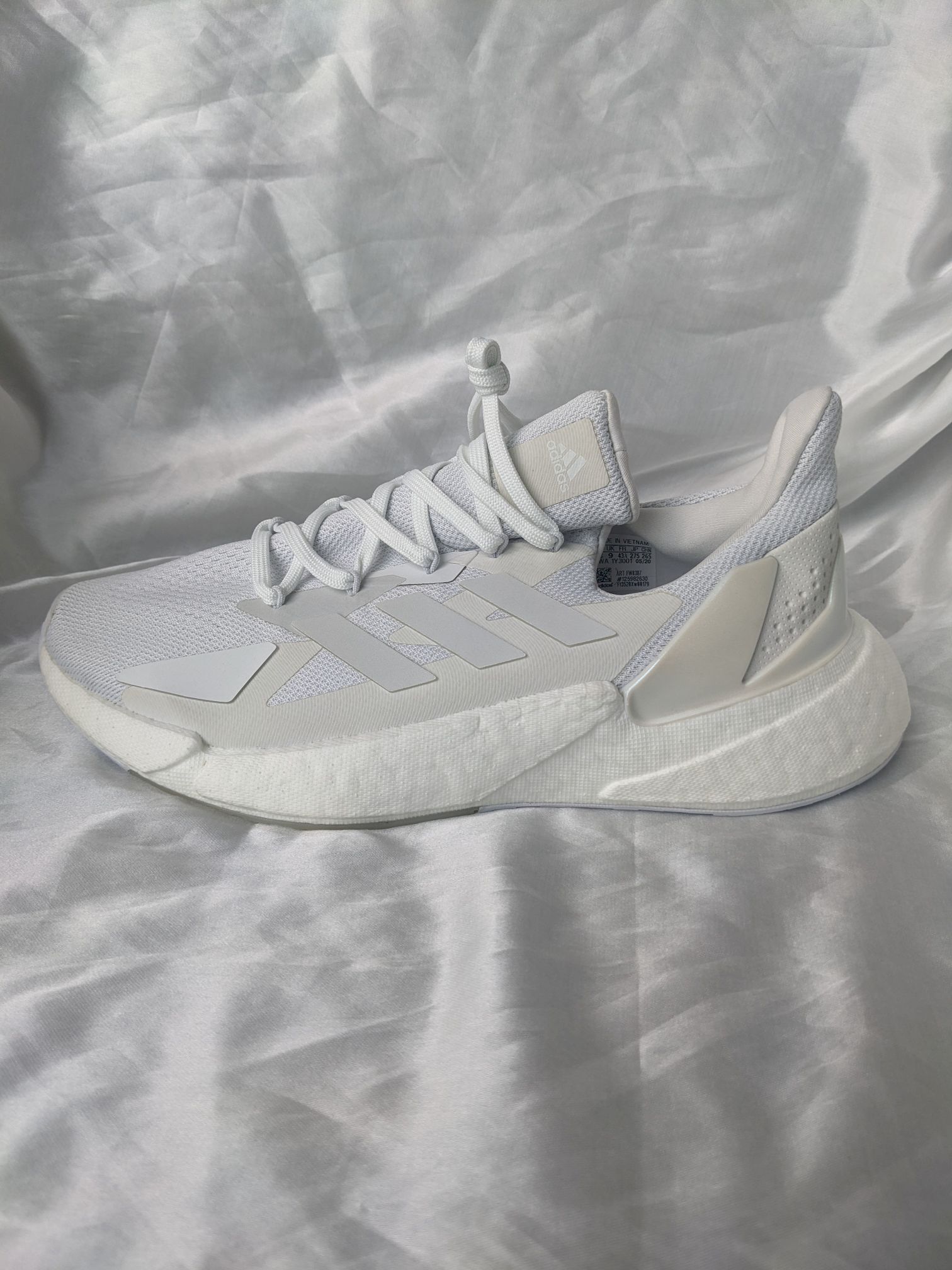 ADIDAS X9000L4 全掌BOOST白武士3M反琉光TPU运动跑步鞋 FW8387