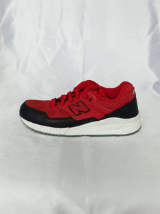 NEW BALANCE/NB 530 女子大童紅黑白麂皮復古休閒慢跑鞋 M530CBB