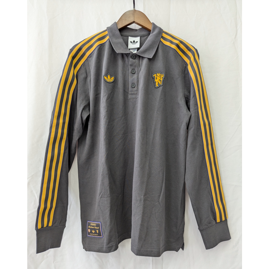 联名 正品 Manchester United x adidas 曼联男子长袖衬衫 JN2822