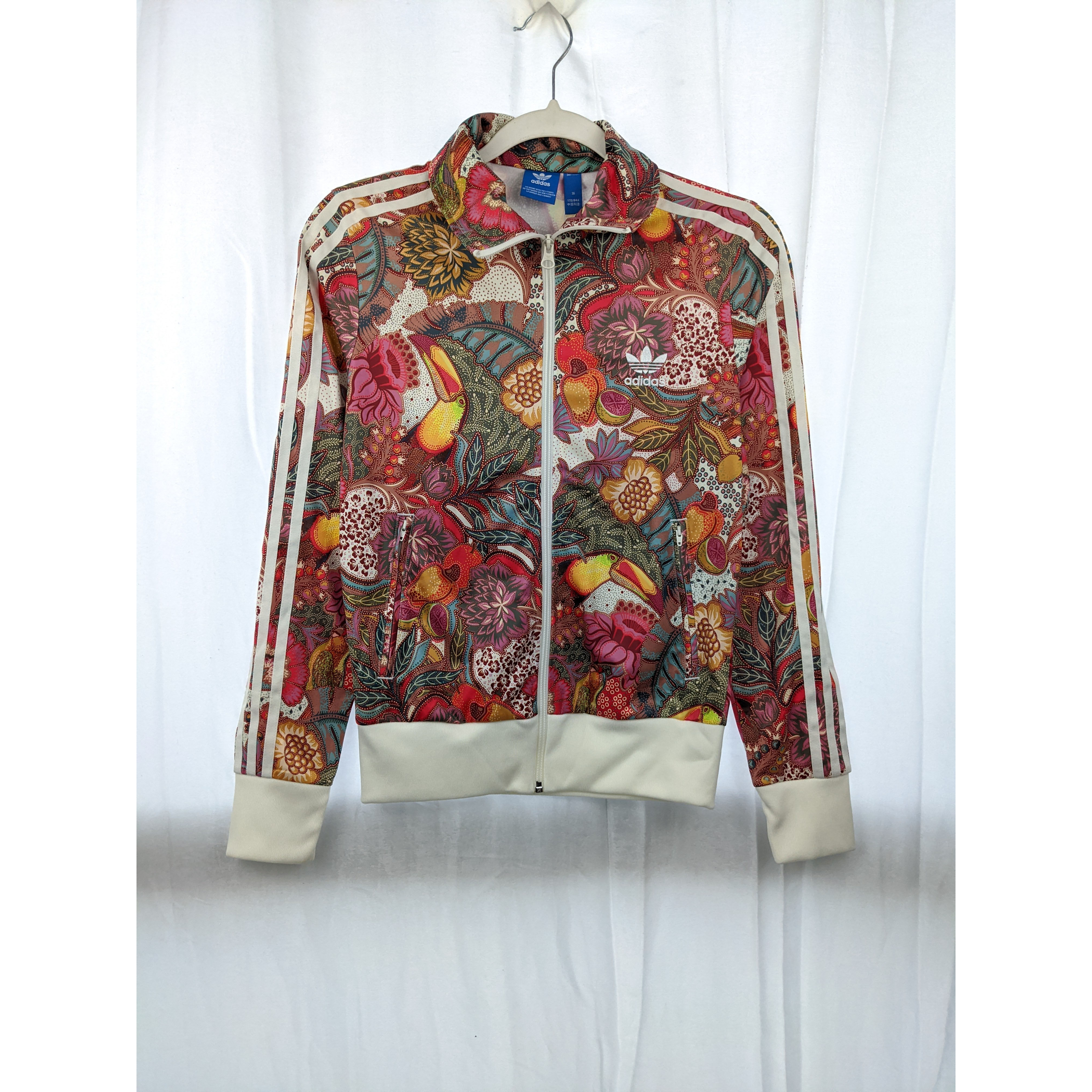 联名 adidas X Farm Fugiprabali Firebird 女子花卉外套 BJ8408