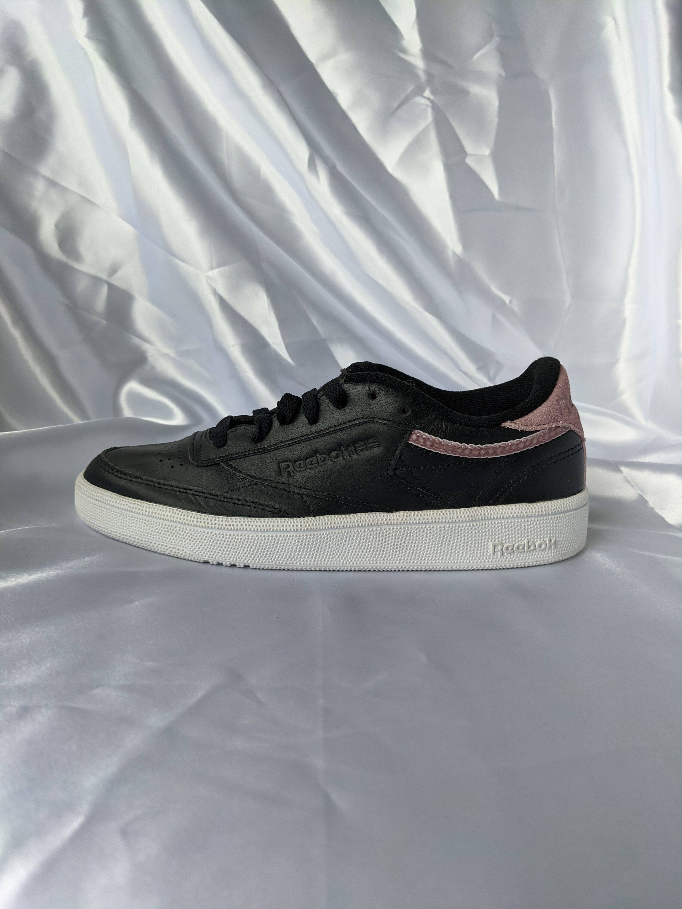 锐步 REEBOK CLUB C 85 TRIM LTHR 女子经典款复古休闲鞋 BS9608
