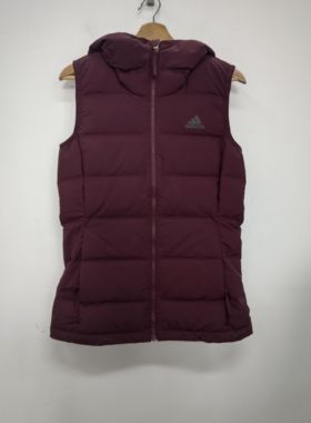 adidas Terrex Helionic Vest 女子休闲连帽背心羽绒马甲 DZ1492