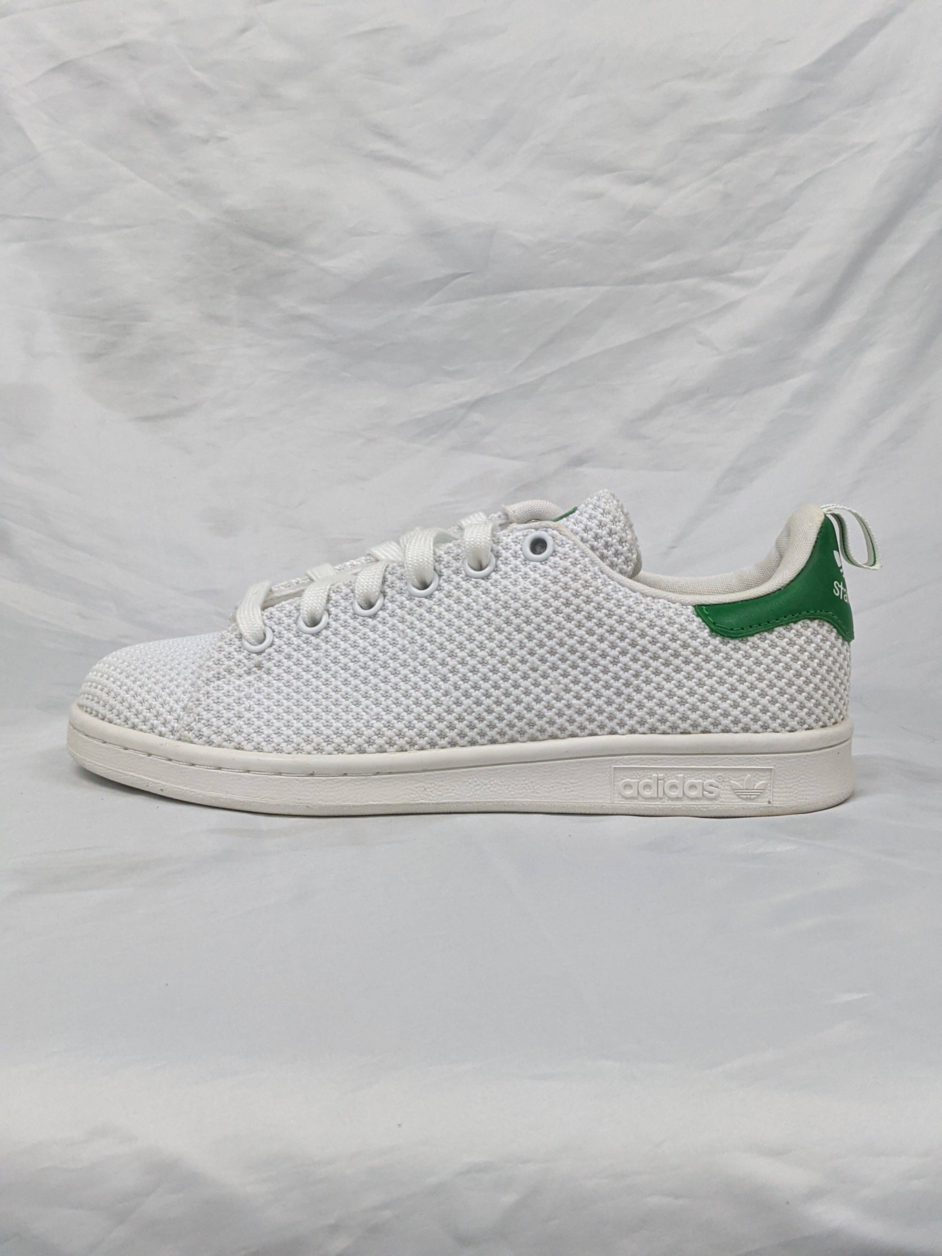 正品 adidas Stan Smith 绿尾史密斯女子休闲鞋 织物 耐磨 S80047