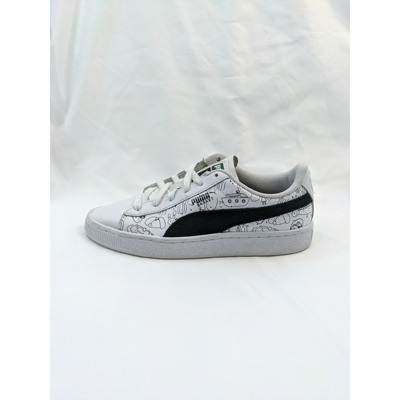 Puma x Tyakasha Basket 塔卡沙 白塗鴉 女子德训鞋 370125-01.