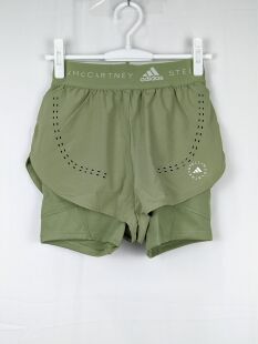 双层瑜伽跑步短裤 adidas 女子设计师款 McCartney HS0985 Stella