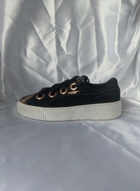 彪马 PUMA Platform Kiss Artica 女子做旧复古休闲鞋 366707 02