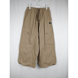 山本耀司 Y-3 CH3 Cargo 男子工装卡其裤口袋八分裤宽脚裤 GK4797
