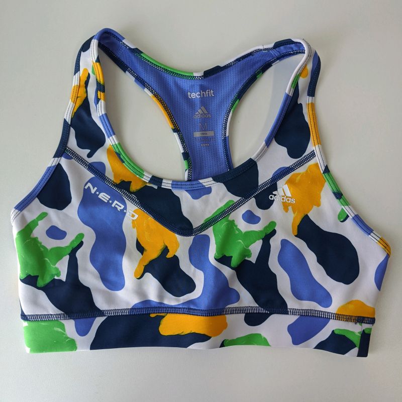 ADIDAS N.E.R.D BRA 女子联名专业运动训练健身背心式文胸 DH1247