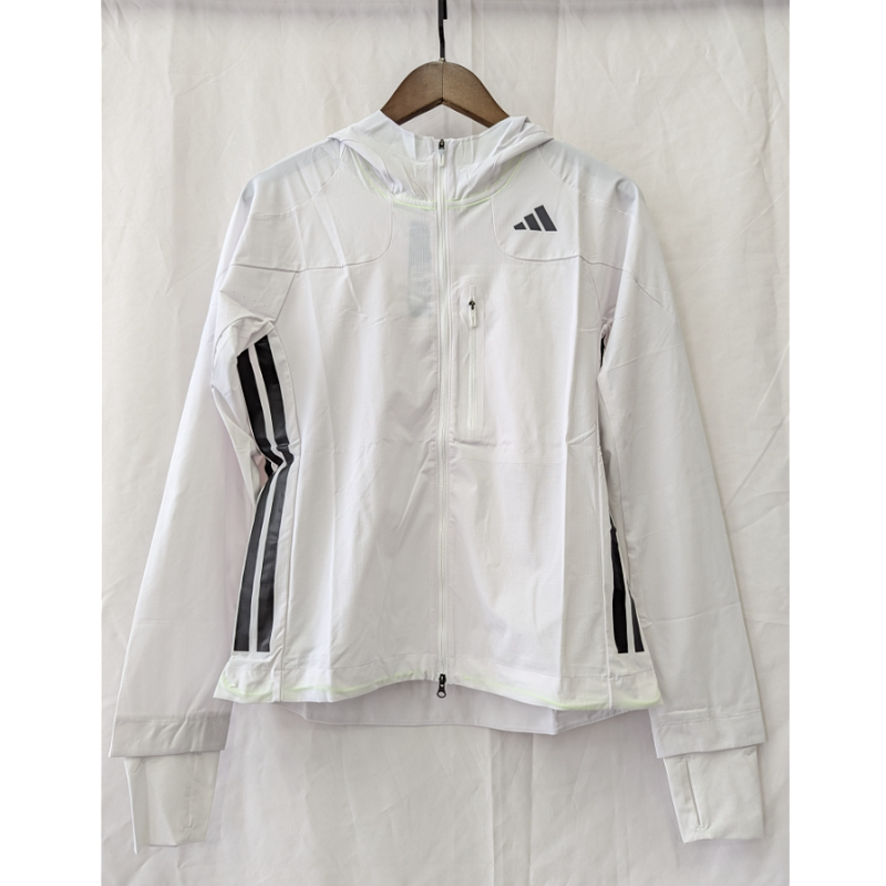正品 adidas Adizero 女户外跑步防风夹克外套 防晒皮肤衣 JC6645