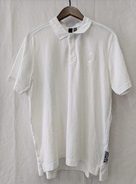正品 联名 Jet Li x adidas WJ MH Polo 武极男子衬衫短袖 IA8108